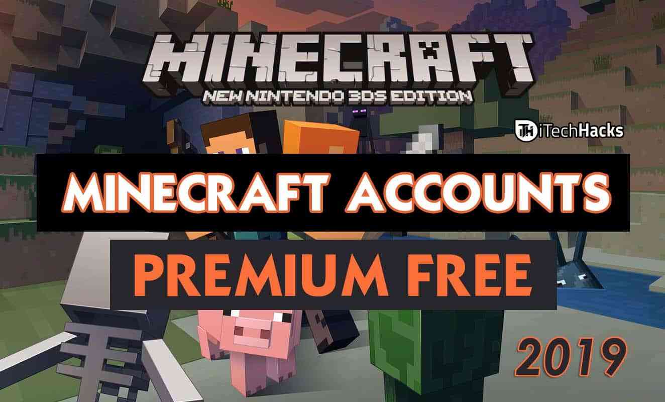 free minecraft account username and password